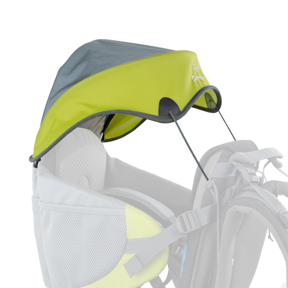 Sunroof for Dacony outdoor baby carrier LIME GREEN