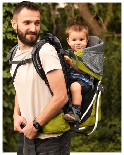 Dacony outdoor baby carrier LIME GREEN