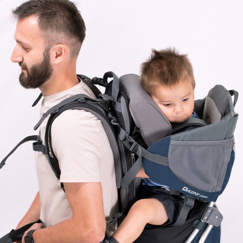COMPLETE SET Dacony outdoor baby carrier- DEEP BLUE