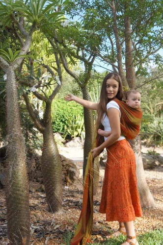 Baby wrap INDIAN SUMMER 4,2 m (S)