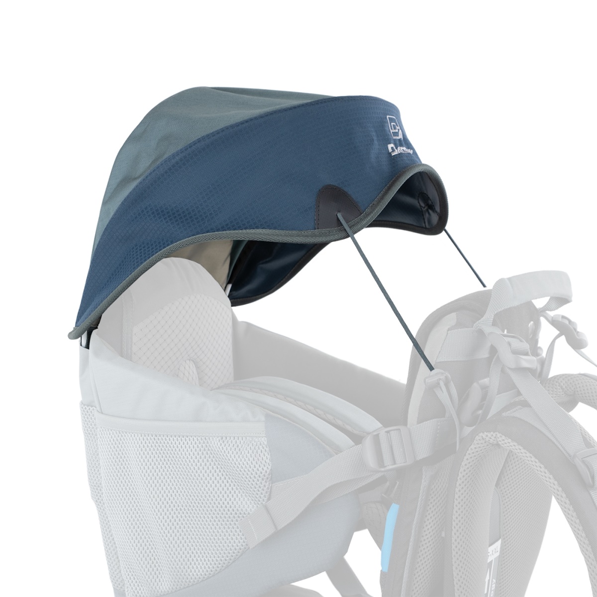Sunroof for Dacony outdoor baby carrier DEEP BLUE