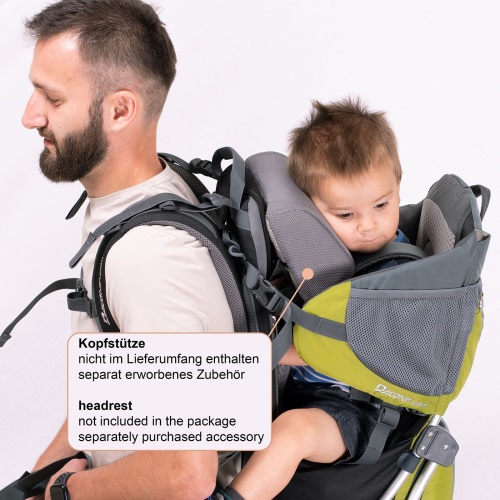 Dacony outdoor baby carrier LIME GREEN