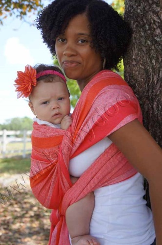 Baby wrap ROUGE 4,2 m (S)