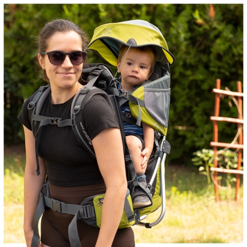 Dacony outdoor baby carrier LIME GREEN