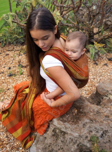 Baby wrap INDIAN SUMMER 4,2 m (S)