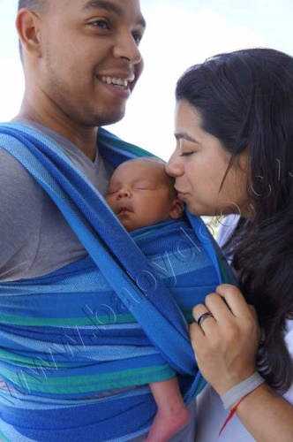Baby wrap OCEAN 4,7m (M)