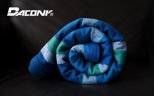 Šátek Dacony OCEÁN NEW 4,7 m (M)+ pár kroužků ZDARMA