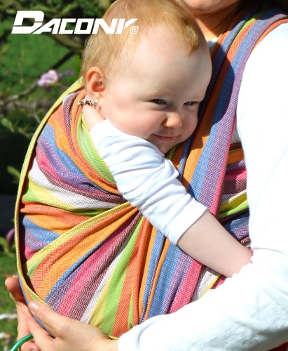 Baby wrap RAINBOW 4,2m (S)