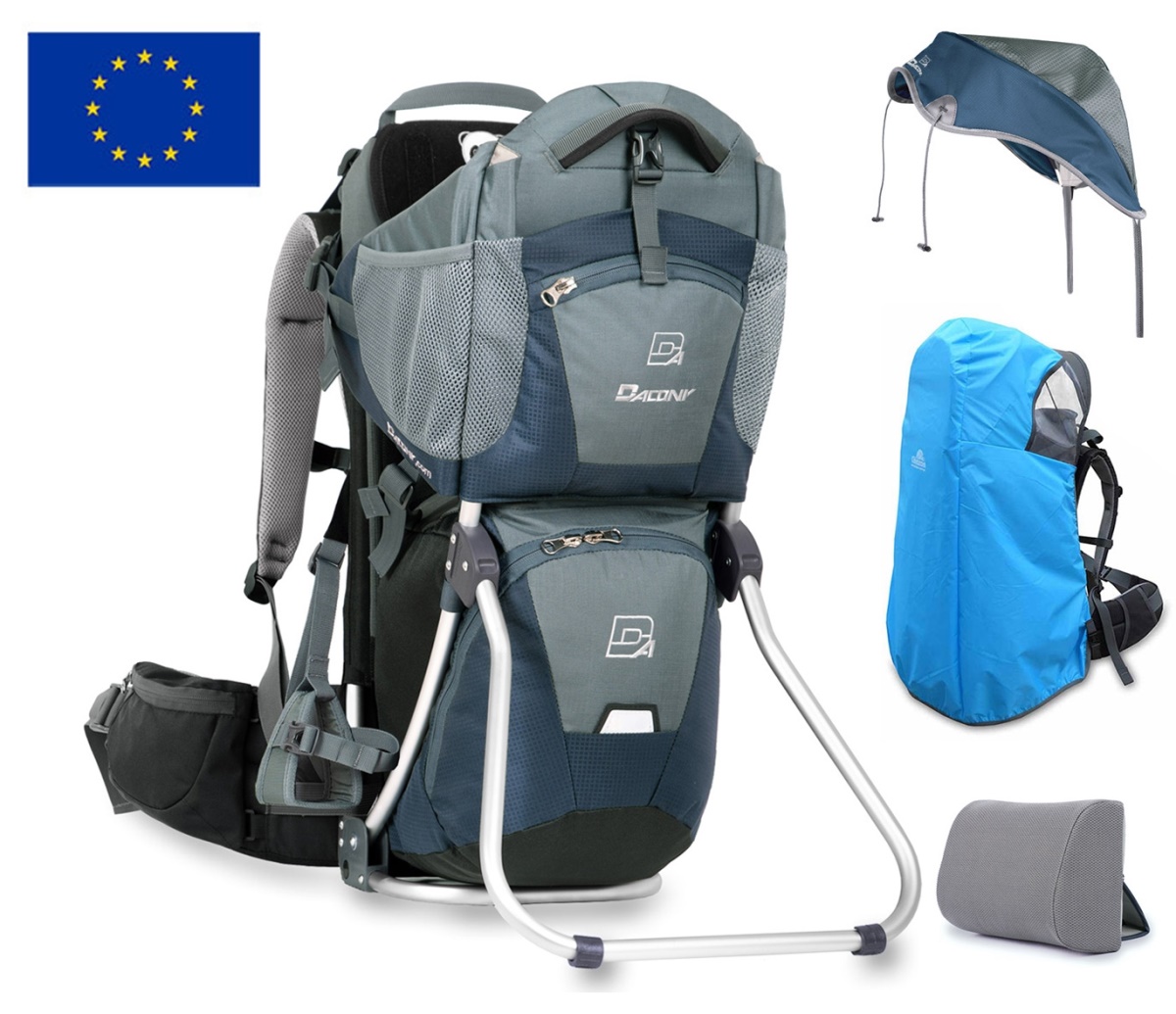 Babykraxe Dacony- KOMPLETT SET- DUNKELBLAU