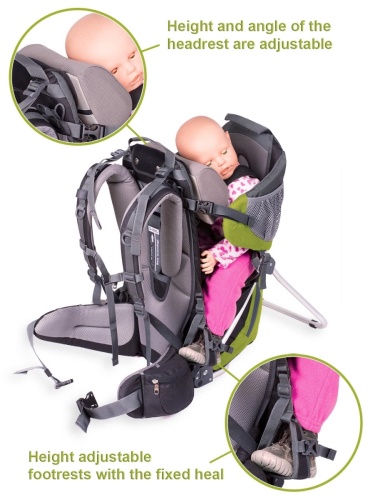 Babykraxe Dacony- KOMPLETT SET - LIMETTENGRÜN 